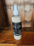 Natural bug spray with citronella, cedarwood, and peppermint oil for outdoor insect protection